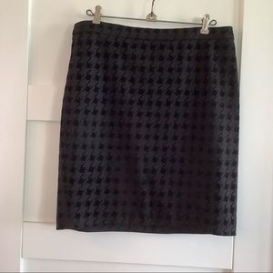 Loft herringbone skirt